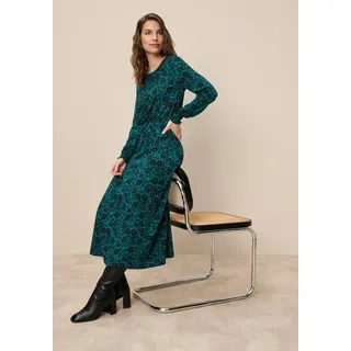 TAMARIS Maxikleid Grün/Schwarz/Petrol 36