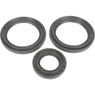 Moose Hard-parts Rear Yamaha 450 Rhino 06-09 Differentialdichtungssatz - Black - One Size