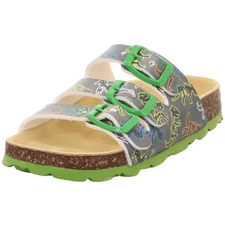 Fussbettpantoffel Grau/Mehrfarbig 38 EU