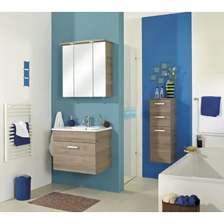 Pelipal Quickset 313 Badmöbel-Set, Holzwerkstoff, Sanremo Eiche, 200/95/45 cm