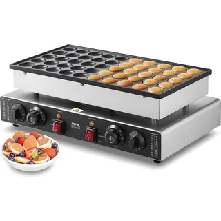 50PCS 43mm Mini Dutch Pancake Maker Commercial Dorayaki Baker 1700W