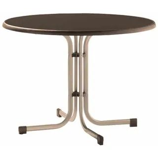 Sieger Klapptisch Gartentisch 100 Cm Champagner/Mocca tisch Garten Möbel Klapp