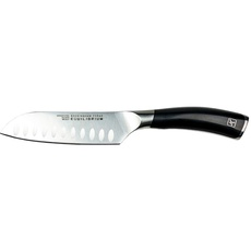 Rockingham Forge Equilibrium Santoku Messer 12.5 cm Scharfe Klinge Japanisches Allzweckmesser Breite Form Hochwertiger Deutscher Edelstahl Rostfrei