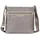 Schultertasche Synthetik Taupe/Braun