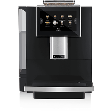 Ecaffe Focus 10-4 Office Kaffeevollautomat (Schwarz, Keramikmahlwerk, 19 bar, Milchschlauch)