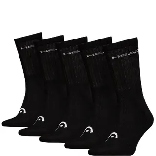 Head Socken HEAD ELEMENTS ALL SPORTS CREW 5er Pack Schwarz 43-46
