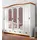 Schiebetürenschrank Konrad 249 x 207 x 64 cm Weiß