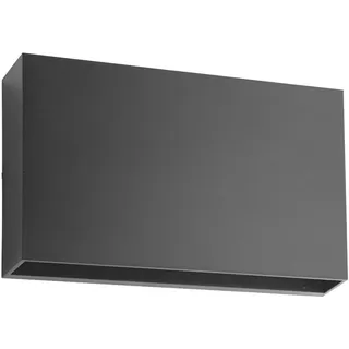 Lindby LED Wandleuchte außen Jarte (Modern) in Schwarz (2 flammig,) - Außenwandleuchten Wandlampe Led Außenlampe Outdoor für Außenwand/Hauswand Haus Terrasse &