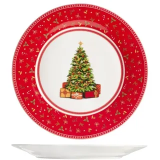 Set 12 Geschirr Teller H&h Classy Xmas Ø27cm Porzellan