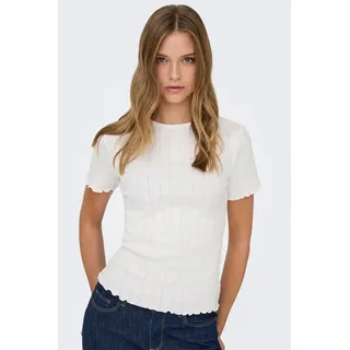 Only ONLTENNA O-NECK S/S TOP JRS NOOS Weiß XS
