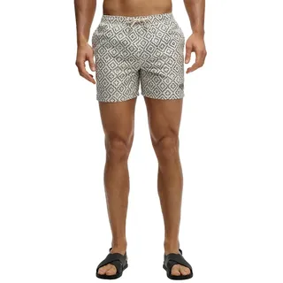 Superdry Premium Printed 15 Badeshorts Off White XL