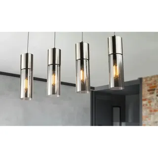 GLOBO Lighting 4-flg. 9 cm zylinderförmig schwarz