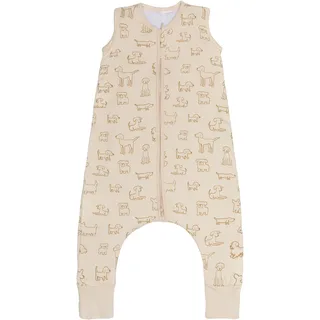 Fillikid Babyschlafsack "mit Beinen, TOG 0,5" für den Sommer und Raumtemperatur über 24, hund