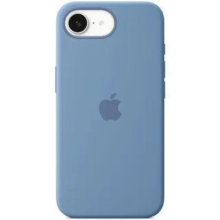 Apple Silikon Case für iPhone 16e winterblau