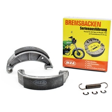 Bremsbacken SET - mit auswechselbarer Zwischenlage - Simson ø 124 mm