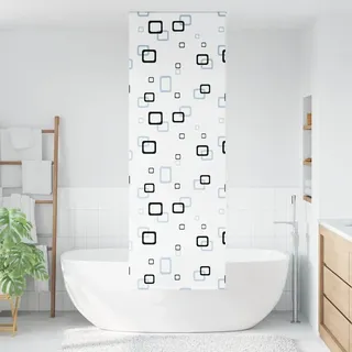 vidaXL Duschrollo 80x240 cm Stoffbreite 76 cm - Weiß