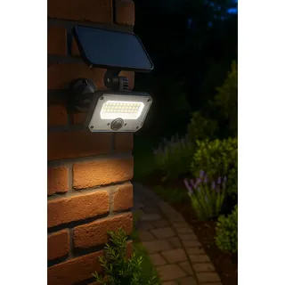 Brilliant Solarleuchte Joplin 7W neutralweiß Bewegungsmelder