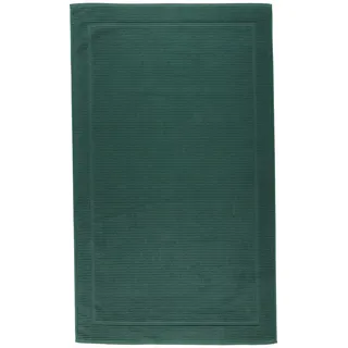 Bio:Vio Badematte , Dunkelgrün , Textil , Struktur , rechteckig , 70x120 cm , Textiles Vertrauen - Oeko-Tex®, Bsci, Oeko-Tex® Standard 100, Gots , schadstoffgeprüft , Heimtextilien, Badtextilien, Badematten