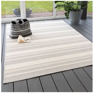 Steffensmeier Bergen Outdoor-Teppich 200 x 200 cm Grau