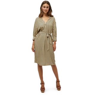 Peppercorn Lykke Sabia Midi Kleid Kleid Damen In Beige Herbst Kleid Damen Elegant Größe M