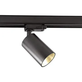 3-Phasen-Schienenstrahler CAN, 220-240V AC/50-60Hz, GU10 LED max. 7.5W, dreh- und schwenkbar, Schwarz