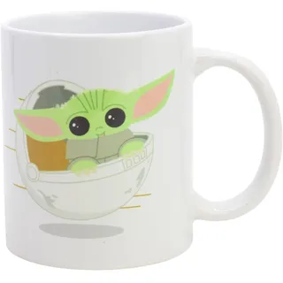 Stor Keramiktasse The Mandalorian 325ml - Frühstückstasse mit Originalem Sublimationsdruck - Offizielles Marvel Produkt - Ideal für Kaffee und Tee