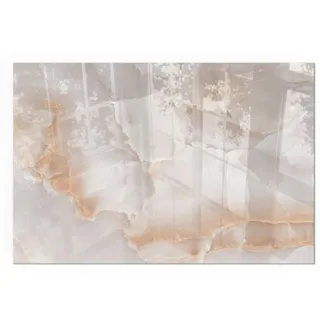 Tulup Kaminbodenplatte Glas 120 x 80 cm Beige