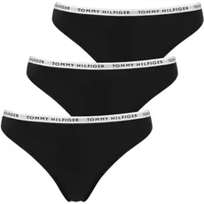 Tommy Hilfiger Underwear Slip, (3 St.), mit schmalem Logobündchen, schwarz