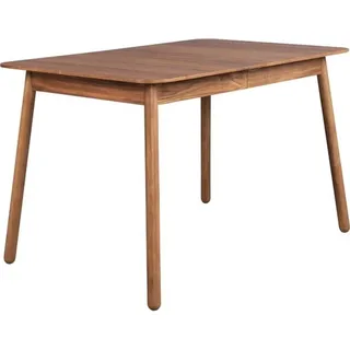 ZUIVER Glimps Esstisch 120-162x80 cm Walnuss - Braun