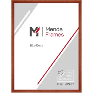 Fotorahmen MendeFrames aus Mahagoniholz 9x13 cm mit entspiegeltem Glas