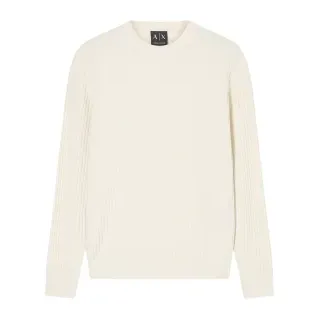 A|X Armani Exchange für Herren. XM002161AF20139U1074 Pullover mit Rundhalsausschnitt beige (XXL), Lässig, Baumwolle, Langarm