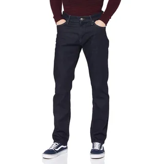 Mavi Herren Straight Leg Straight Jeans Marcus 00351, Gr. W34/L34, Blau (Rinse Comfort 23744)