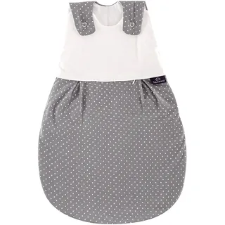 Träumeland Außenschlafsack Pünktchen grau, 68/74