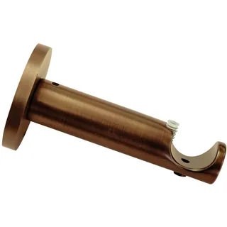 GARDINIA Träger offen 1-läufig Ø 25 mm 8 cm Braun/Bronze