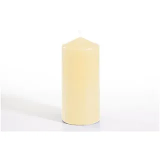 Papstar Wachskerze Rund 6 cm beige 1 St.