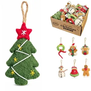 Home Accents Weihnachtshänger Filz 11 cm 7 sortiert