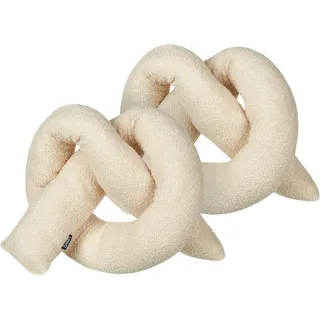 Beliani Dekokissen 172 x 14 cm Beige