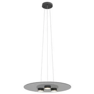 Led-Hängeleuchte , Schwarz, Goldfarben , Metall, Glas , F , 150 cm , RoHS, Ce , 3-fach schaltbar , Lampen & Leuchten, Leuchtenserien