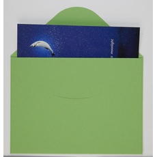 Bild Briefumschläge DIN C4 ohne Fenster grün Steckverschluss 2 St.