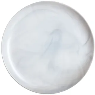 Luminarc Speiseteller Diwali Marble Granit 25 cm grau 6er Set