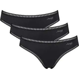 SLOGGI GO Crush Mini Slip 3 St. Schwarz M