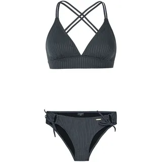 Protest Costa Triangle Bikini - Anthracite Grey - XL