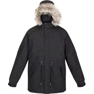 Regatta Salinger III Parka Jacke Freizeitjacke modisch Herren schwarz L - Schwarz