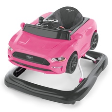 Bright Starts Ways to Play 4-in-1 Gehfrei - Ford Mustang, Pink, Ab 6 Monaten +