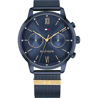 Tommy Hilfiger BLAKE 1782305 Damenarmbanduhr - Dunkelblau, Gold