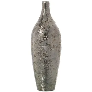 Alexandra House Living Bodenvase Silber Keramik 18 x 18 x 57 cm