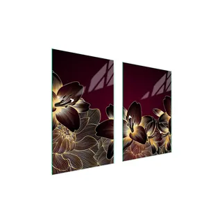 Glasschutzplatte Für Küche 65X52 Orchidee - Rosa