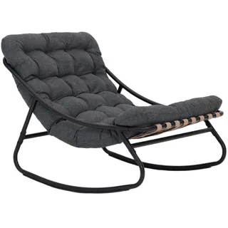 Mobili Rebecca Rebecca Mobili Schaukelstuhl 78 x 101 x 74 cm grau