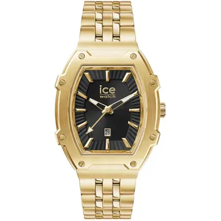 ICE-Watch Ice boliday Black Full Steel - Gold Damenuhr mit Edelstahluhr Armband - 024551 (Small)