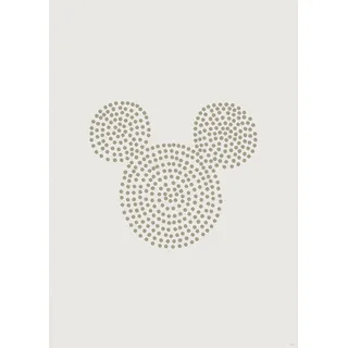 Komar Bild »Mickey ́s Score« Disney 1 Stk. tlg. Wandbild zur Dekoration im Kinderzimmer - ohne Rahmen, beige